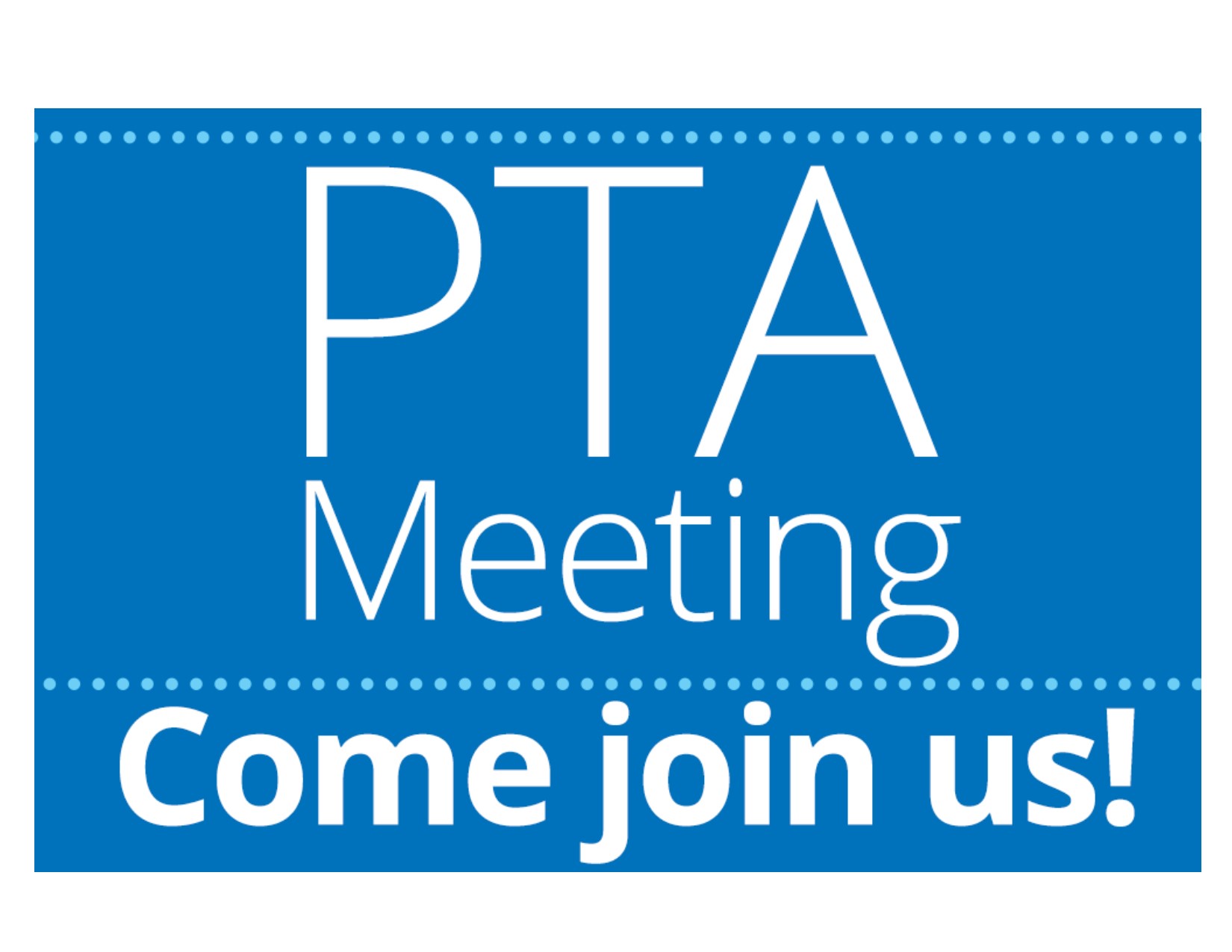 PTA GENERAL MEETING, 8:10AM | Meadow Park Elementary