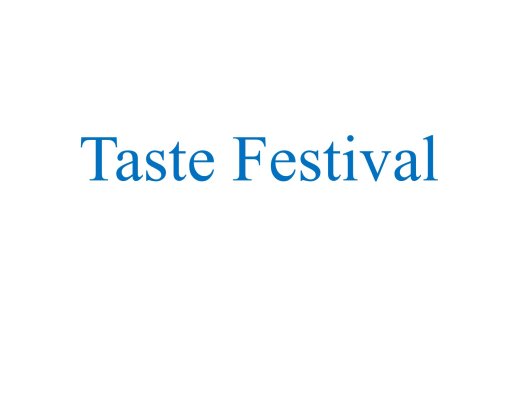 Taste Festival