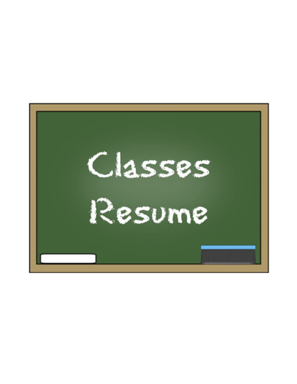 Classes Resume